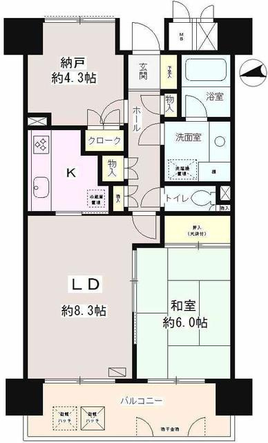 パーク・ノヴァ調布の間取り