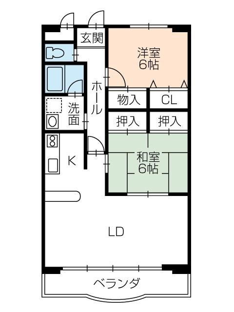 ヴィラウィルの間取り