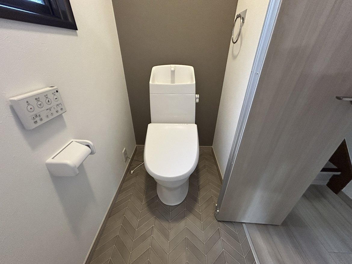 山口市黒川　戸建てのトイレ|トイレは新品交換済です。