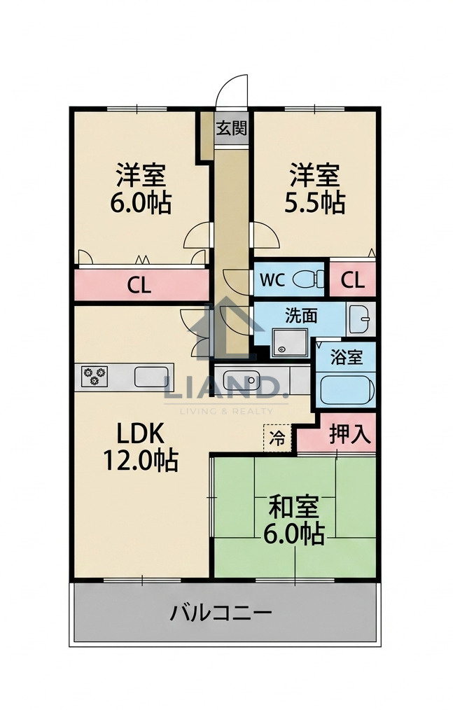 ファミーユ博多の森　席田小学校区の間取り|ファミーユ博多の森