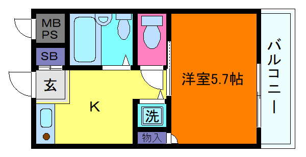 エステムコート東灘の間取り
