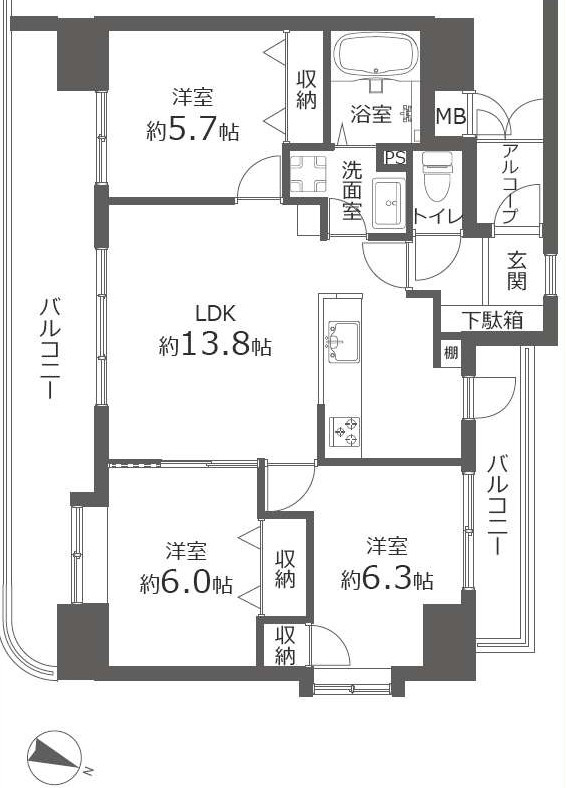 ローヤルシティ大宮吉敷町