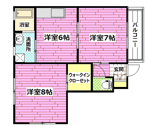 蘭　弐番館の間取り