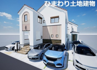 【外観】 | 厚木市林4丁目  1号棟 2期 | イメージパース（完成時に現況と異なる場合は現況優先となります）