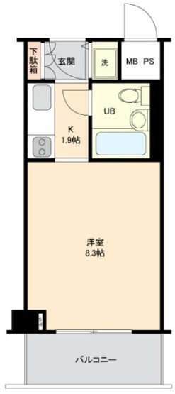 【間取り】 | ファミールハイツ北大阪5号棟弐番館 | 最上階・オーナーチェンジ物件