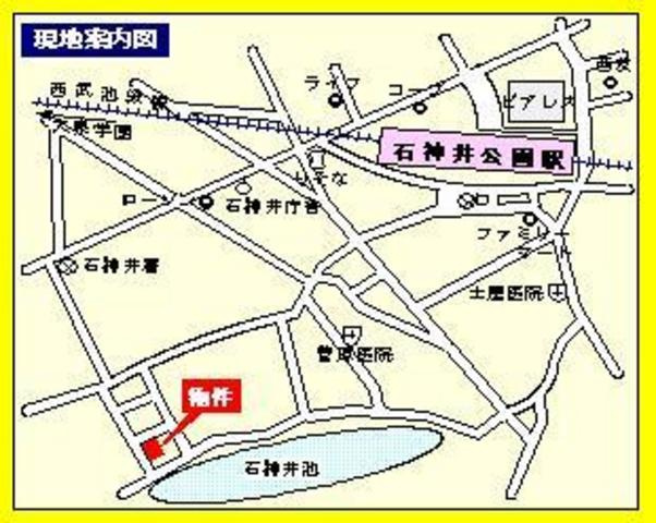 ラビアンローズ石神井の地図|★現地ご案内図です★