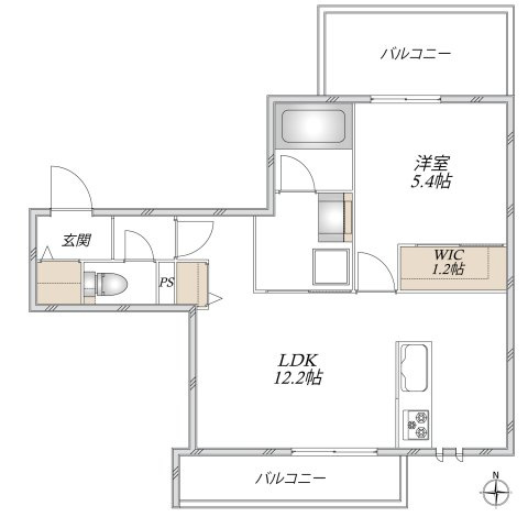 仮称　代田２丁目メゾンの間取り