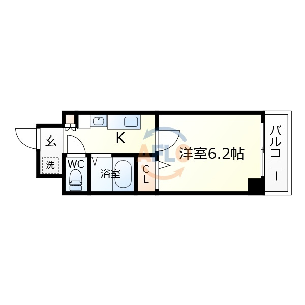 オズレジデンス天下茶屋の間取り|オズレジデンス天下茶屋　間取り
