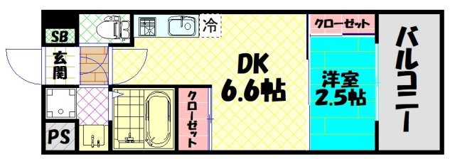 【間取り】 | セレニテ阿波座ミラク