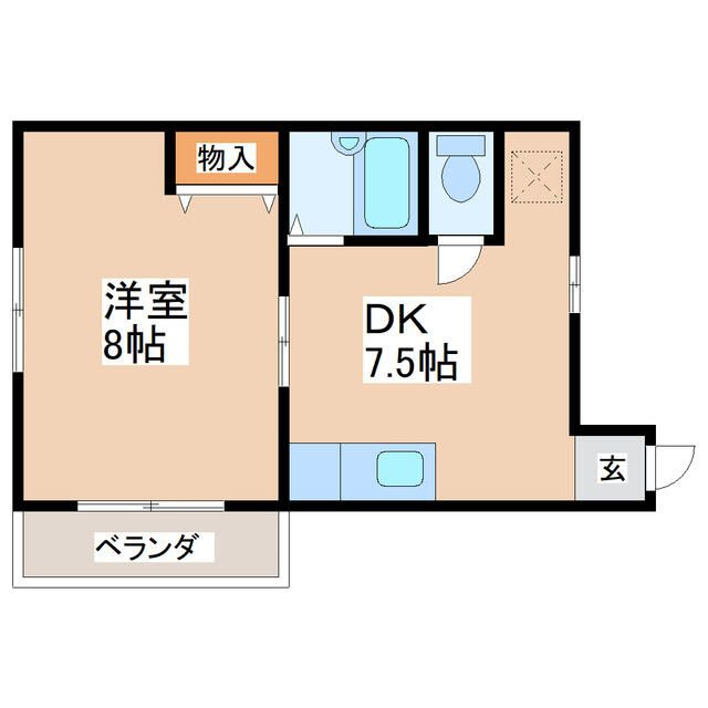 朝田コーポの間取り