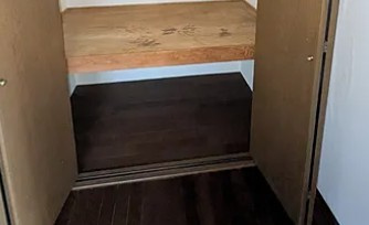 朝田コーポの収納