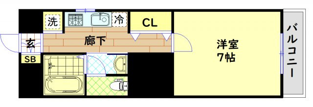 【間取り】 | CQレジデンス大阪WEST