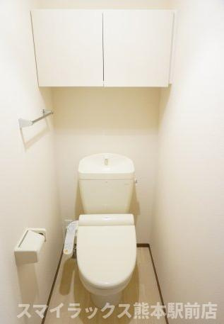 熊本市中央区帯山２丁目のアパートのトイレ