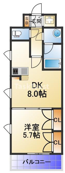【間取り】 | センターヒル御幣島