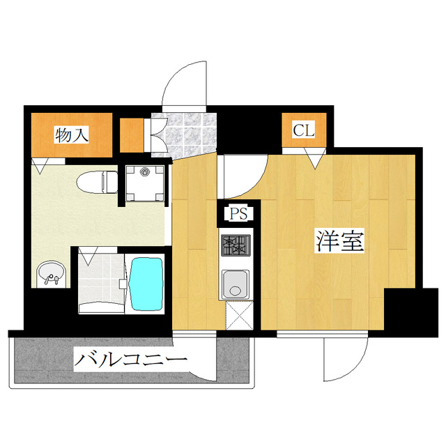 ジェノヴィア駒込駅グリーンヴェールの間取り|間取りです。