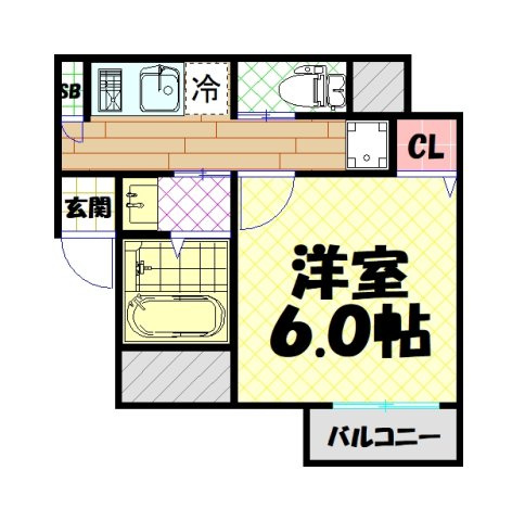 【間取り】 | グランパシフィック大国町