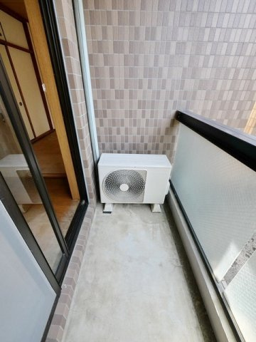 川崎市多摩区菅城下の賃貸マンションのバルコニー