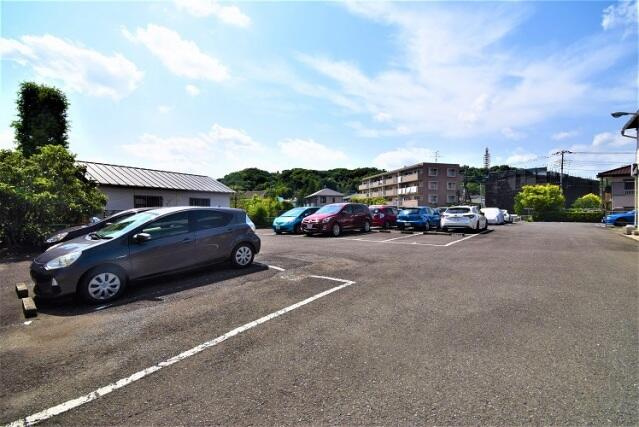 川崎市多摩区菅城下の賃貸マンションの駐車場