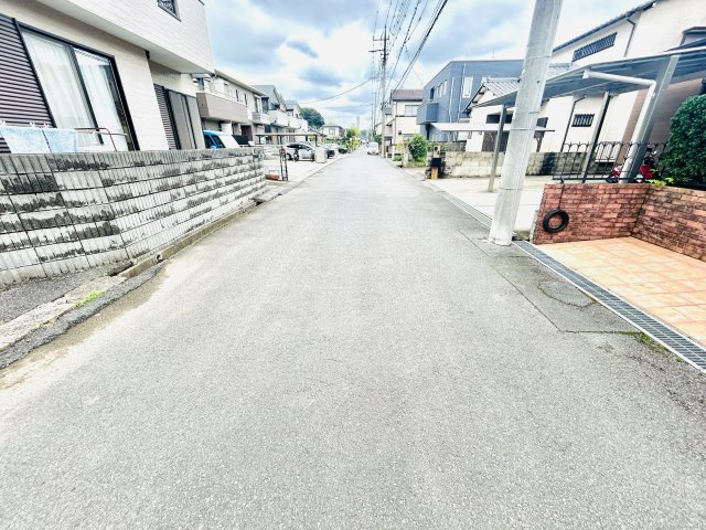 佐倉市鏑木町１丁目４期の前面道路含む現地写真|9/17撮影