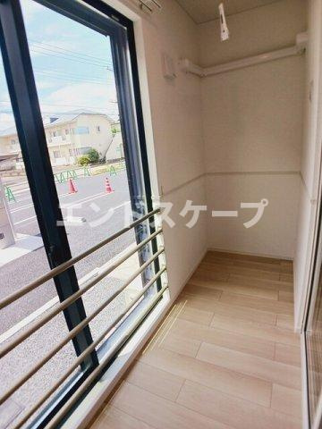 クレストコートのバルコニー|高崎、前橋のお部屋探しはエンドスケープまで！お客様の理想お聞かせ下さい♪