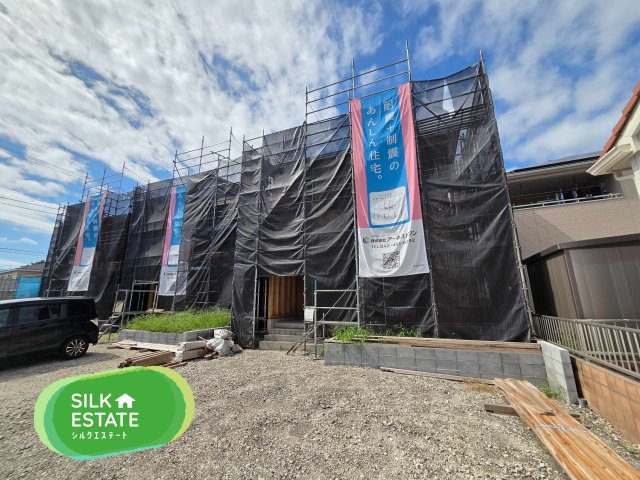 新築　太田市市場町第6　3号棟　Cradle Gardenの外観|現地写真　2026年9月完成予定！同社完成済み物件のご内覧も可能です。お気軽にご連絡ください！