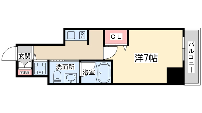 【間取り】 | エスライズ東天満