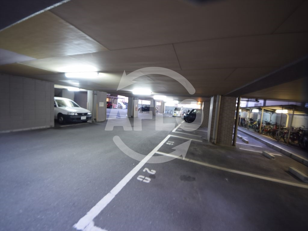 エクレール夕陽ヶ丘の駐車場|エクレール夕陽ヶ丘　平面駐車場