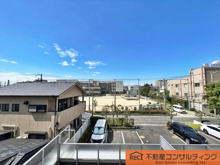 西宮東パークマンションのバルコニー
