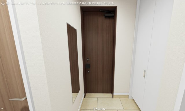 仮称　代田２丁目メゾンの玄関|参考用のＣＧパースです
