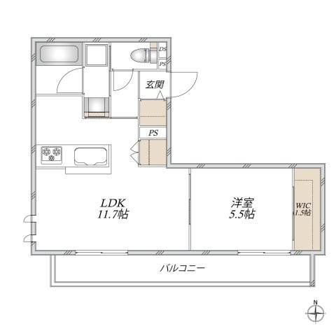 仮称　代田２丁目メゾンの間取り