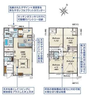 【間取り】 | 練馬区土支田4丁目　新築戸建　1号棟 6880万円