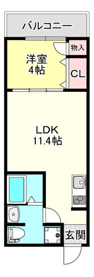 【間取り】 | F maison LORE Ⅲ番館