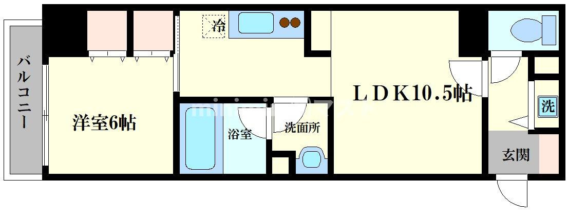サージュ天王寺の間取り