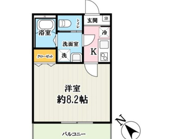 ＧＲＡＮＤＵＯ上福岡の間取り