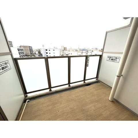 名古屋市熱田区外土居町の賃貸マンションのバルコニー