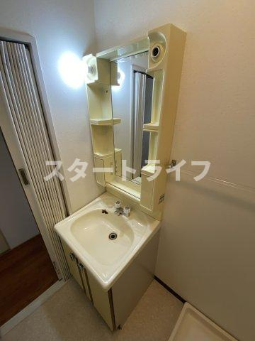 大阪市東淀川区東中島１丁目の賃貸マンションの洗面所
