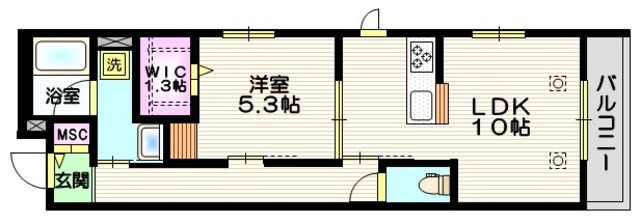 ロリヴィエ　ヴェールの間取り|間取り図