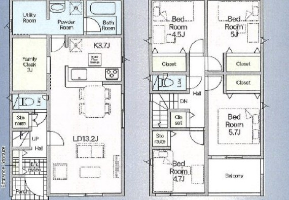 【間取り】 | 久喜市吉羽第9　新築戸建　全3棟　1号棟