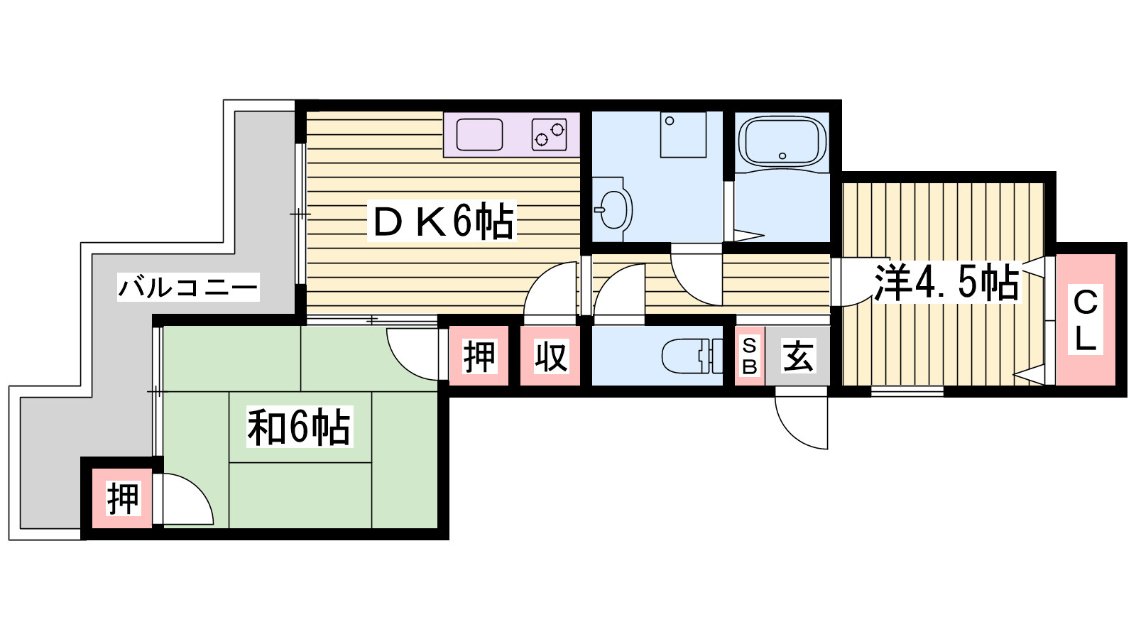 オーナーズマンション明石の間取り