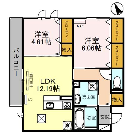 ヴィラルーチェの間取り