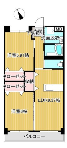 リバーサイド串間天神の間取り