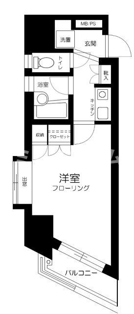 メインステージ蒲田の間取り