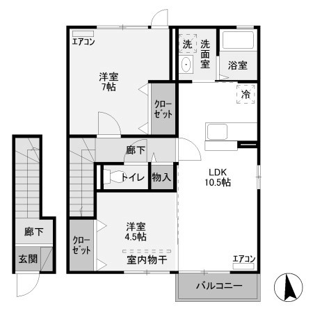 【間取り】 | トアロード　Ⅱ