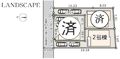 【区画図】 | 藤沢市羽鳥3丁目 新築戸建 全3棟
