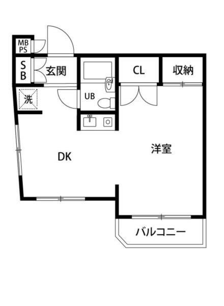 サカエダイホープラザ大塚の間取り|間取りです。