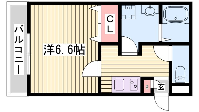 ジーメゾン明石大久保の間取り