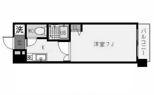 サクラメントハウスの間取り|間取りです。