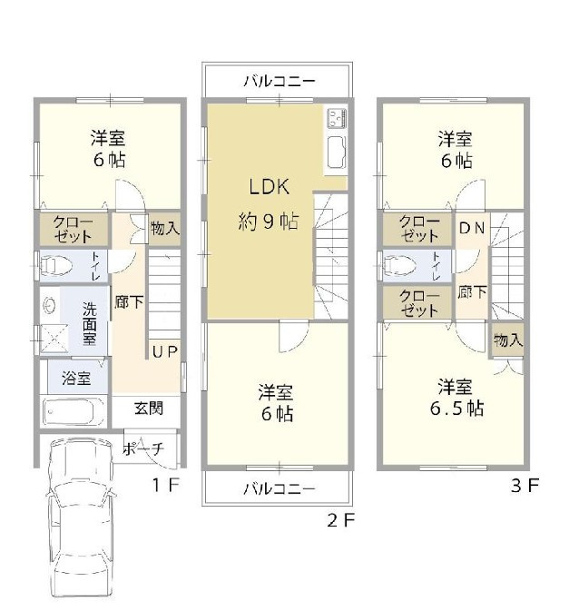 神戸市西区池上4丁目　中古戸建の間取り|●年中無休：当日予約可●４LDKで全室6帖で広々ご使用いただけます！