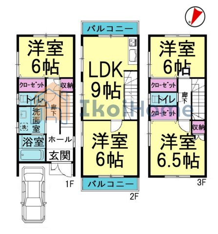 神戸市西区池上4丁目　中古戸建の間取り|●年中無休：当日予約可●４LDKで全室6帖で広々ご使用いただけます！