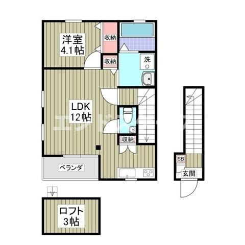 DIAMOND HEADの間取り|高崎、前橋のお部屋探しはエンドスケープまで！お客様の理想お聞かせ下さい♪
